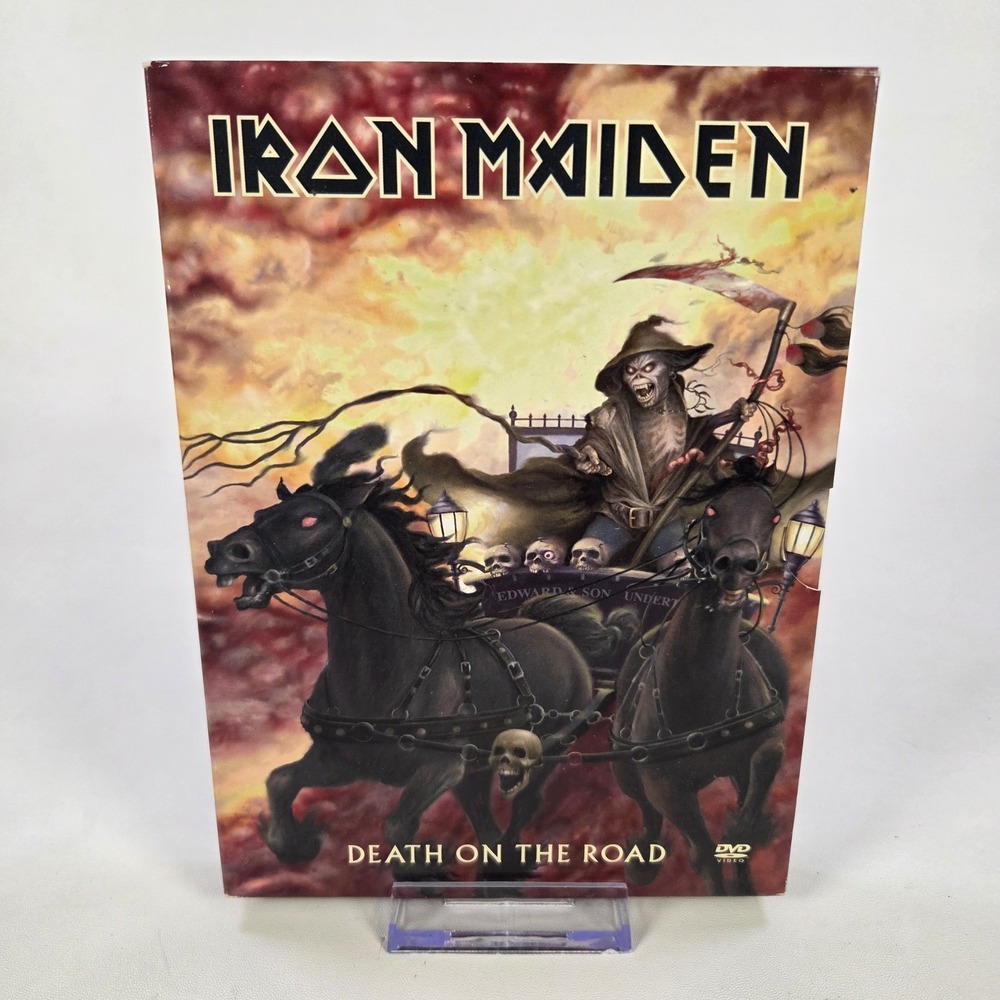 Iron Maiden Death on the Road DVD Live Concert 2-Disc OOP Metal Clean